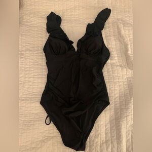 Women’s  Black One Piece Swimsuit